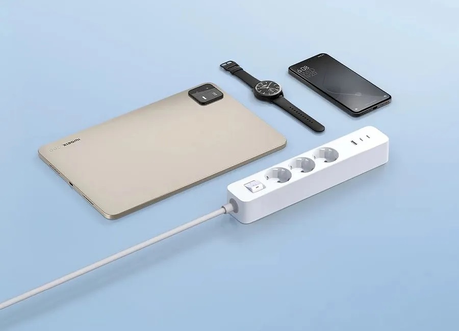 Сетевой удлинитель Xiaomi Mi 20W Power Strip EU Зарядные устройства Xiaomi - Сетевой удлинитель Xiaomi Mi 20W Power Strip EU