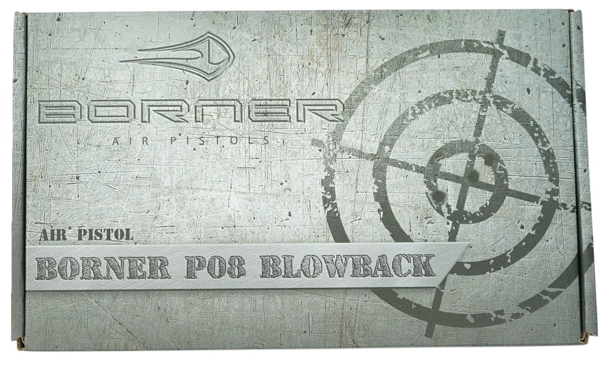 Пневматика - Пневматический пистолет Borner P08 Blowback (Parabellum)